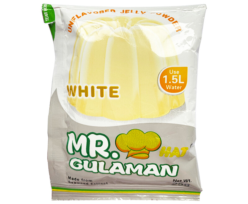Mr. Hat Gulaman Unflavored Jelly Powder White 25g