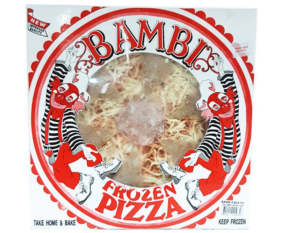 Bambi Frozen Pizza Salameties with Ham