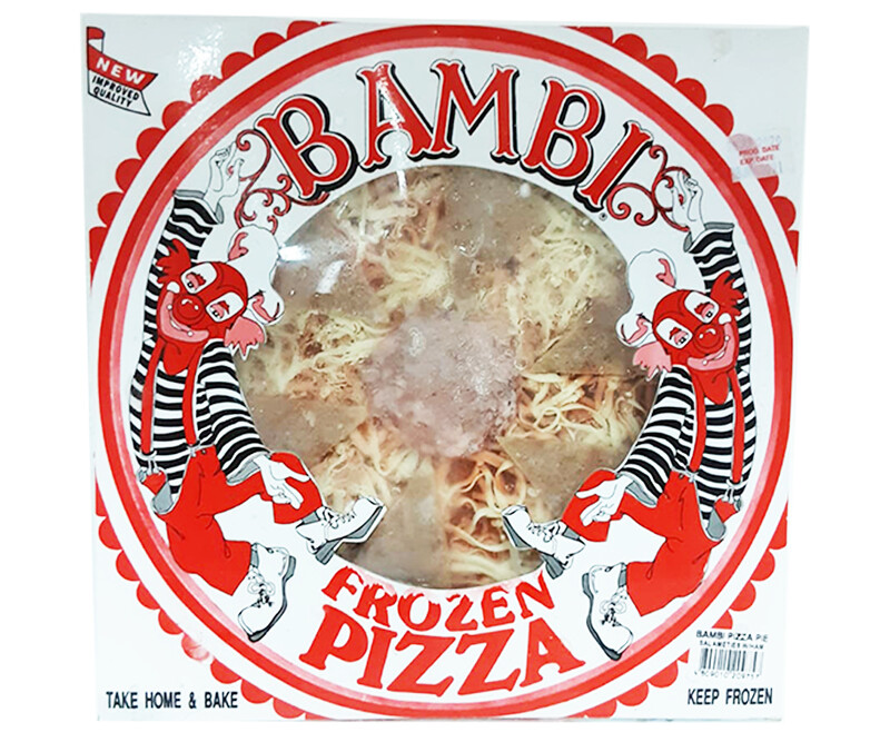 Bambi Frozen Pizza Salameties with Ham