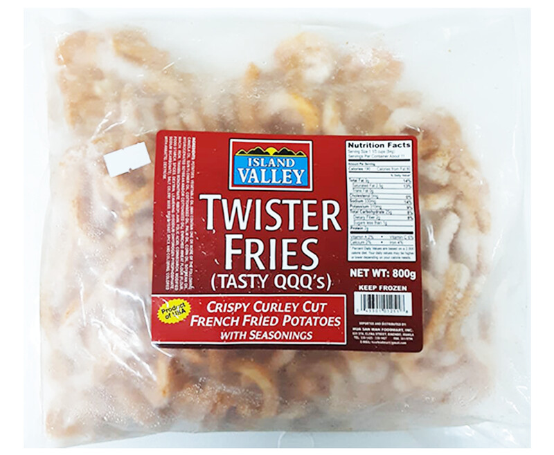 Island Valley Twister Fries (Tasty QQQ&#39;s) 800g