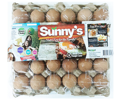 Gemsun Sunny's Brown Egg 30 Pieces