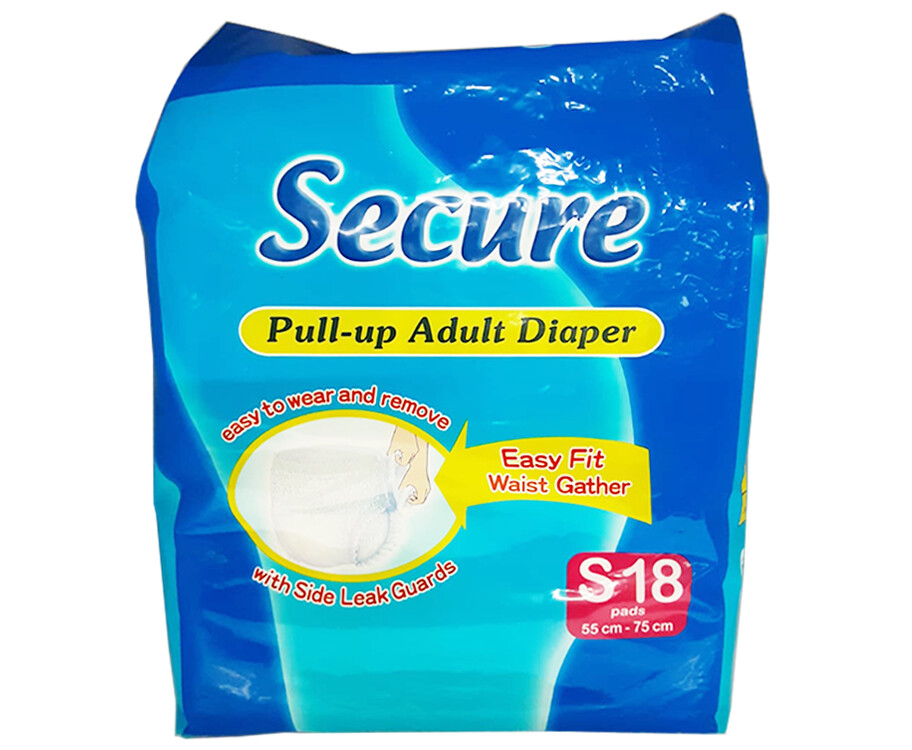 Secure Pull-up Adult Diaper Small 18 Pads