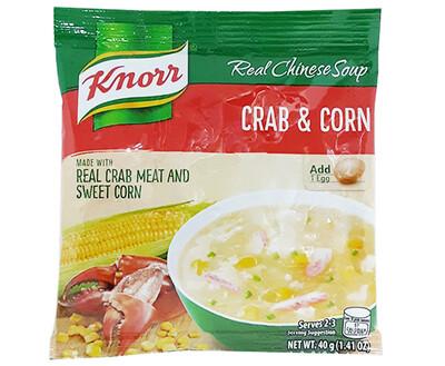 Knorr Real Chinese Soup Crab & Corn 40g