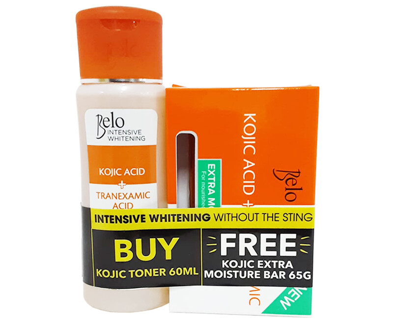 Belo Kojic Toner 60mL + Free Kojic Extra Moisture Bar 65g