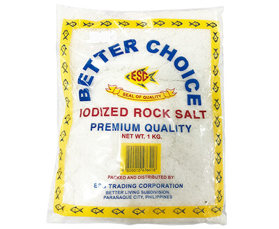 Better Choice Iodized Rock Salt Premium Quality 1kg