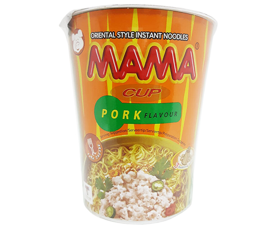 Mama Cup Oriental Style Instant Noodles Pork Flavour 70g
