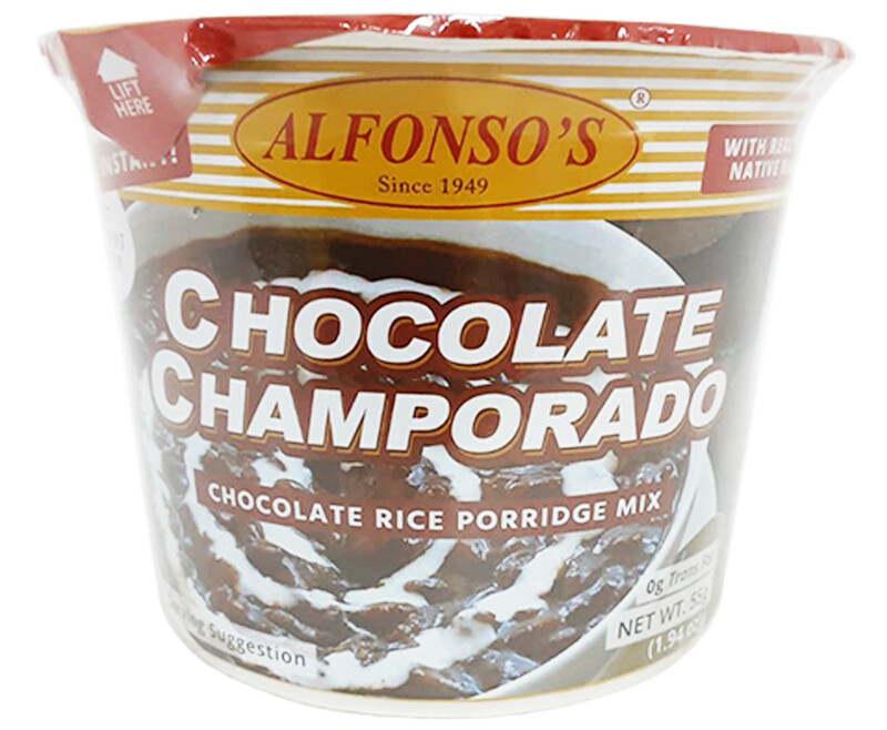 Alfonso&#39;s Chocolate Champorado Chocolate Rice Porridge Mix 55g
