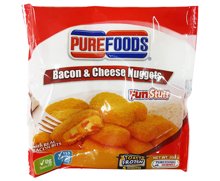 Purefoods Bacon &amp; Cheese Nuggets Fun Stuff 200g