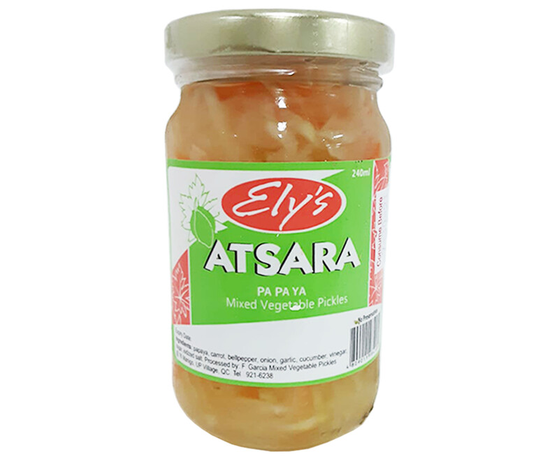 Ely&#39;s Atsara Papaya Mixed Vegetable Pickles 240mL