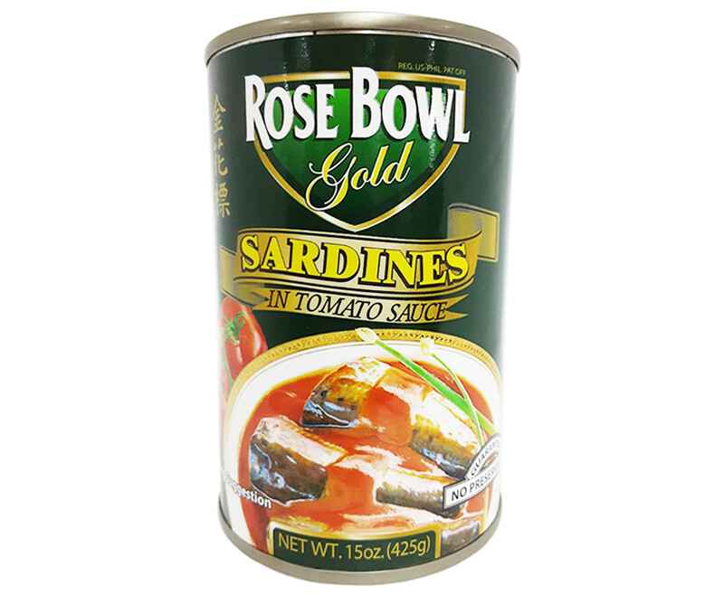 Rose Bowl Gold Sardines in Tomato Sauce 425g