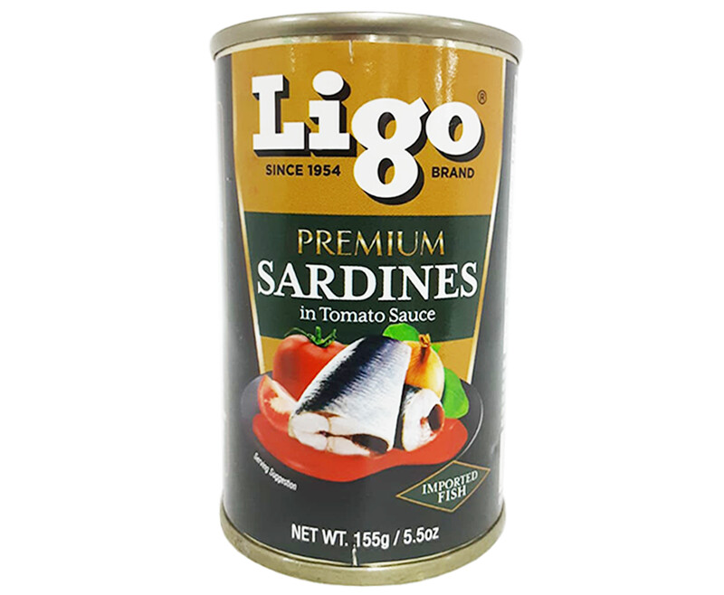 Ligo Premium Sardines in Tomato Sauce 155g