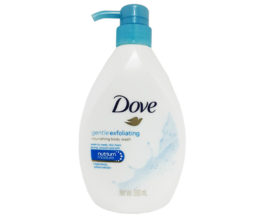 Dove Gentle Exfoliating Nourishing Body Wash 550mL