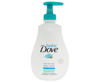 Baby Dove Hair to Toe Baby Wash Rich Moisture 400mL