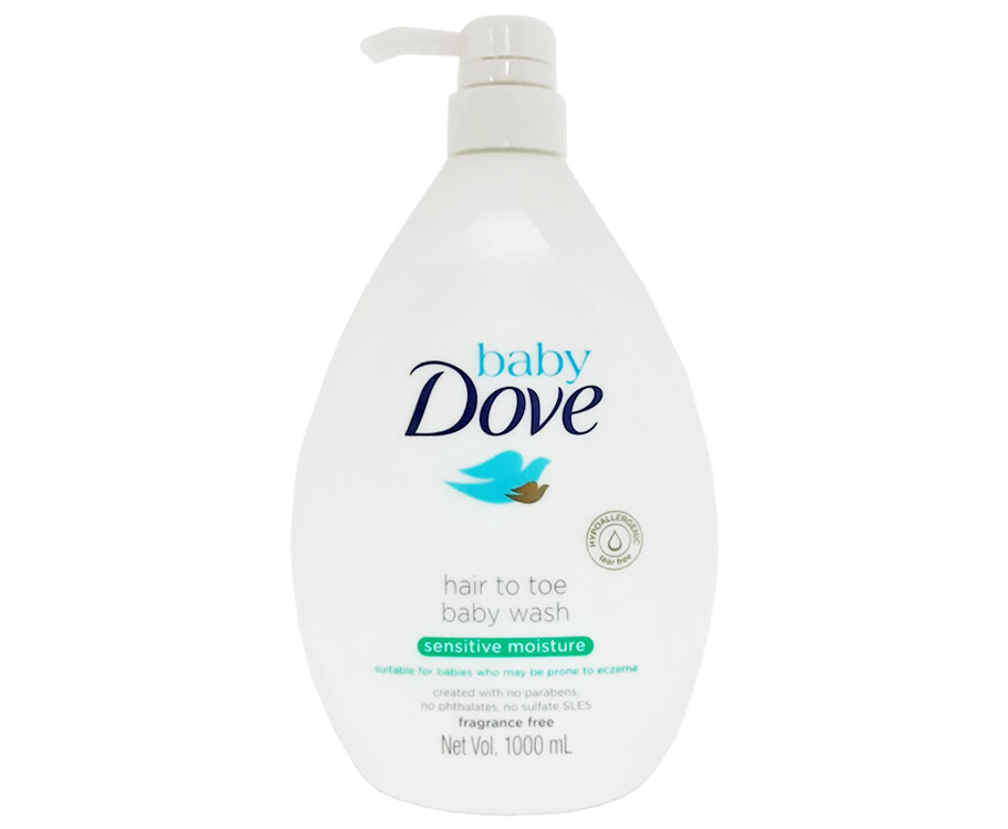 Baby Dove Hair to Toe Baby Wash Sensitive Moisture 1000mL