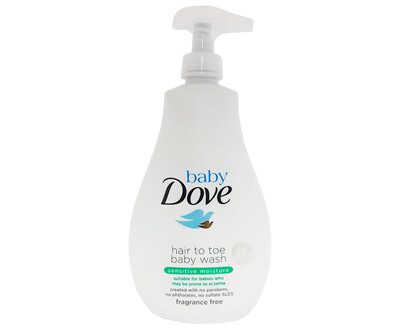 Baby Dove Hair to Toe Baby Wash Sensitive Moisture 400mL