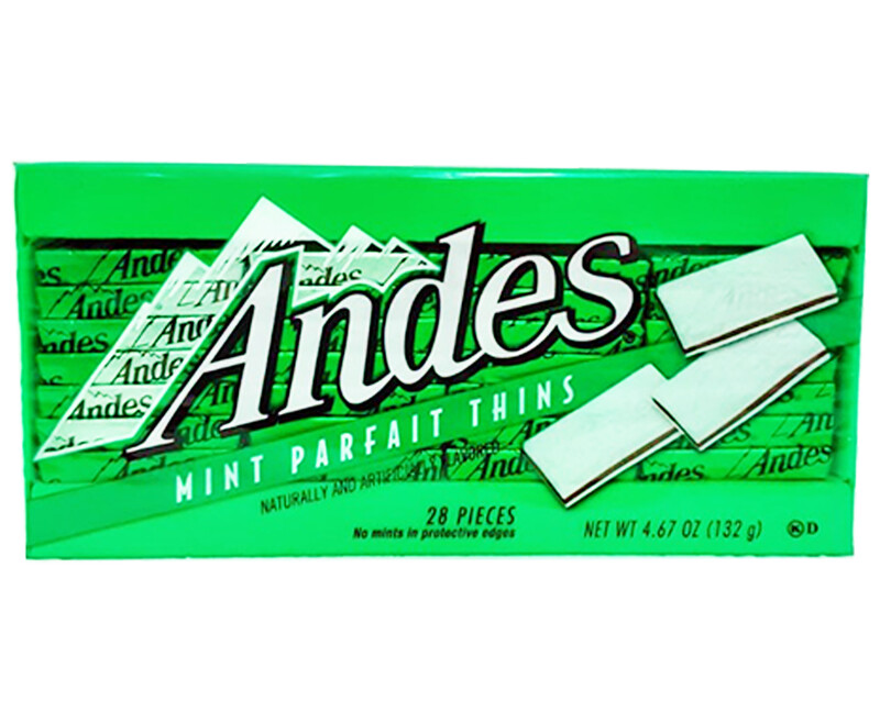 Andes Mint Parfait Thins 28 Pieces 132g