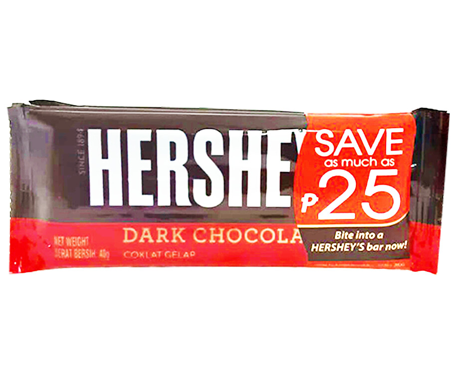 Hershey&#39;s Dark Chocolate (3 Packs x 40g)