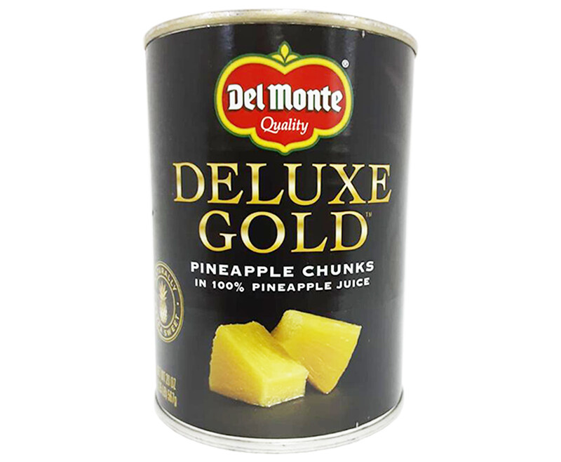 Del Monte Deluxe Gold Pineapple Chunks in 100% Pineapple Juice 567g