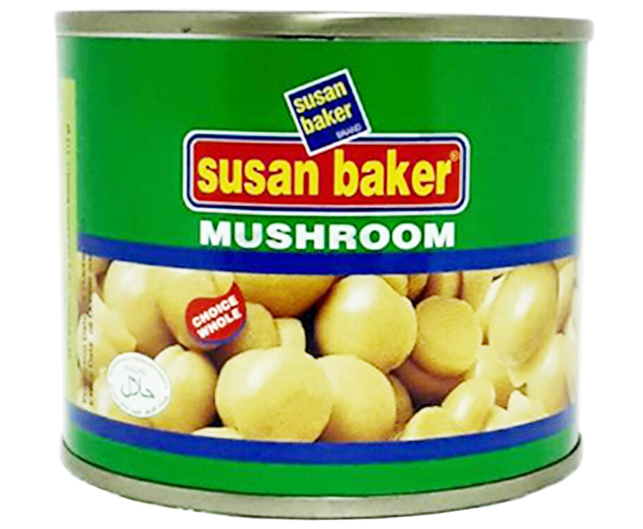 Susan Baker Choice Whole Mushroom 198g