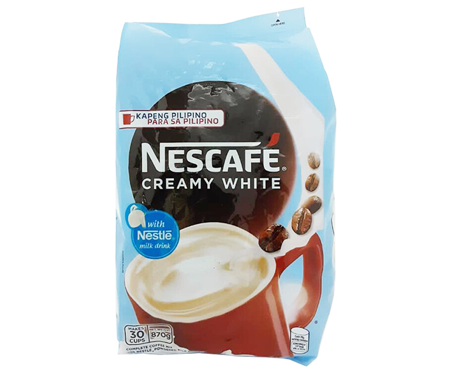 Nescafé Creamy White Complete Coffee Mix With Nestlé Milk Drink (30 Packs x 29g) 870g