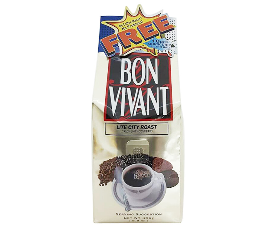 Bon Vivant Lite City Roast Ground Coffee 8.8oz (250g)