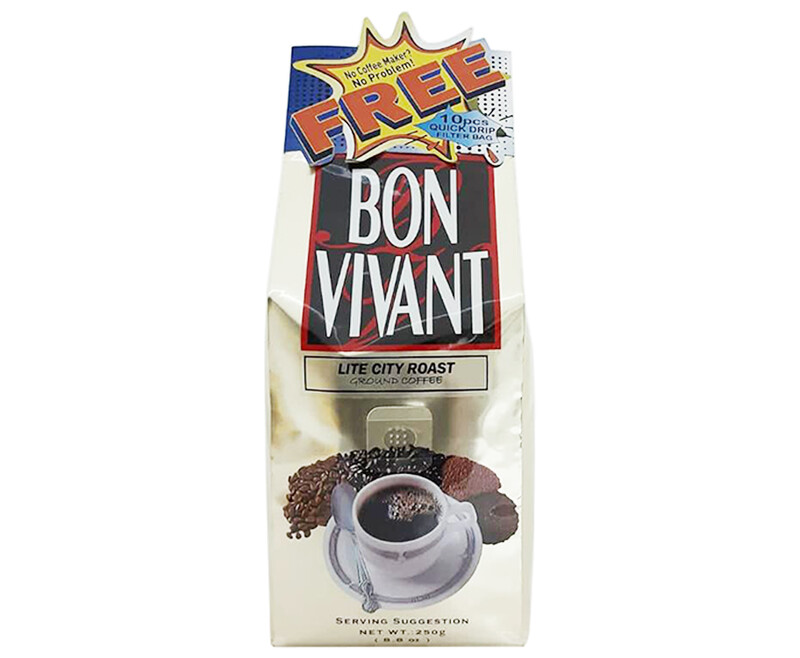 Bon Vivant Lite City Roast Ground Coffee 8.8oz (250g)