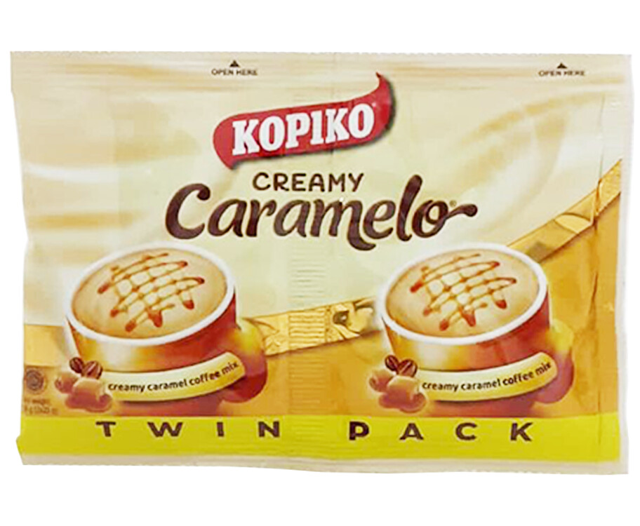 Kopiko Creamy Caramelo Creamy Caramel Coffee Mix Twin Pack 50g