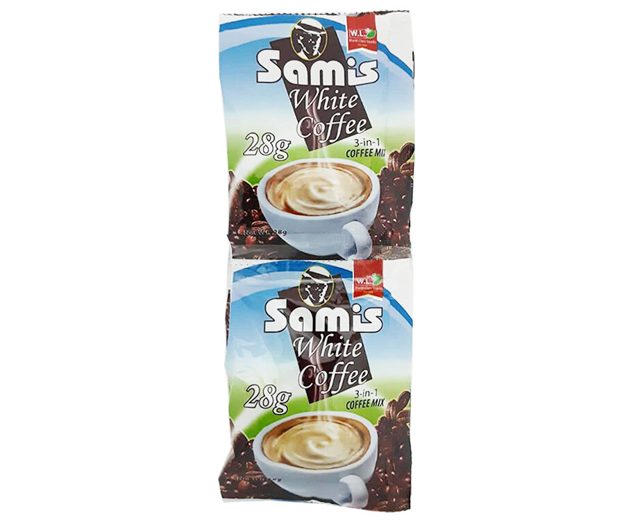 Samis White Coffee 3-in-1 Coffee Mix (6 Packs x 28g)