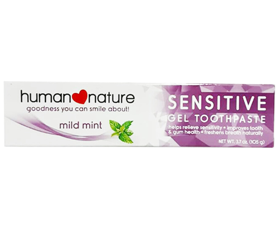 Human Nature Sensitive Gel Toothpaste Mild Mint 105g
