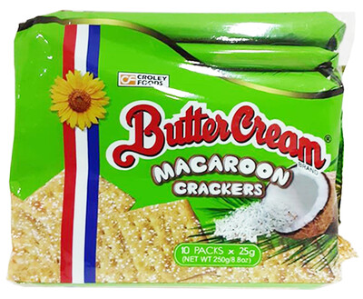 Butter Cream Macaroon Crackers (10 Packs x 25g)
