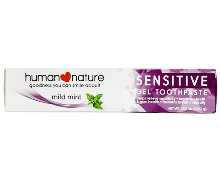 Human Nature Sensitive Gel Toothpaste Mild Mint 200g
