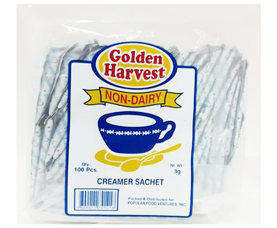 Golden Harvest Non-Dairy Creamer Sachet (100 Packs x 3g)