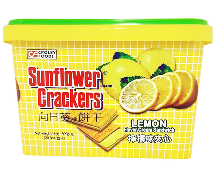 Sunflower Crackers Lemon Cream Sandwhich