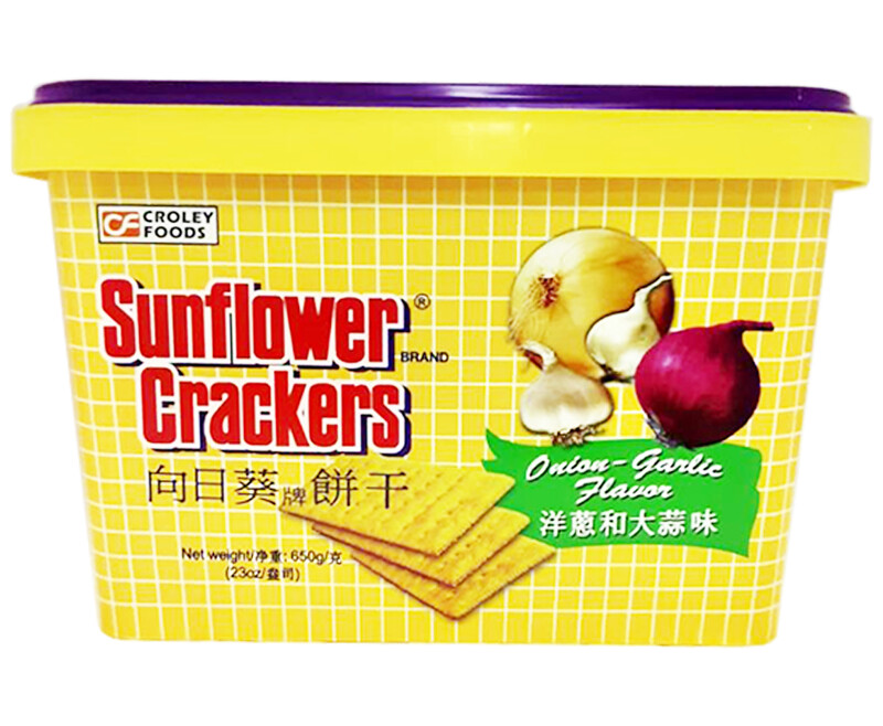 Sunflower Crackers OnionGarlic Flavor 650g