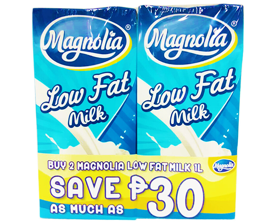 Magnolia Low Fat Milk (2 Packs x 1L)