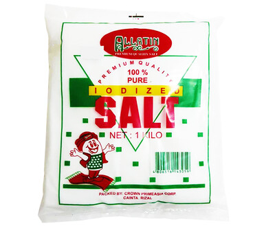 Allatin Premium Quality 100% Pure Iodized Salt 1kg