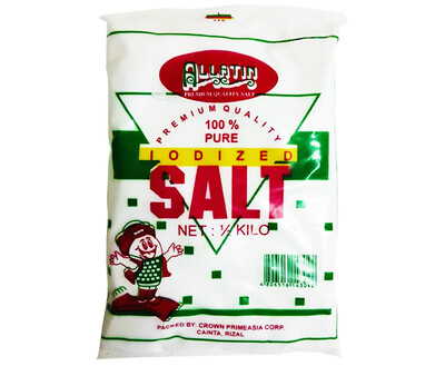 Allatin Premium Quality 100% Pure Iodized Salt 1/2kg