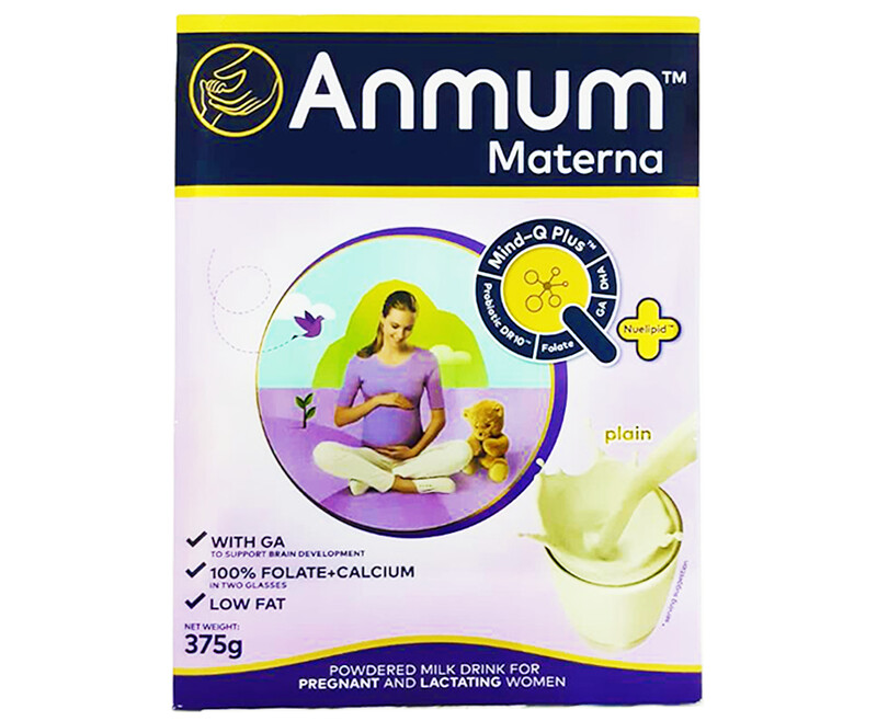 Anmum Materna Plain Powdered Milk Drink For Pregnant And Lactating Mother 375g