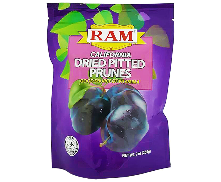 RAM California Dried Pitted Prunes 255g