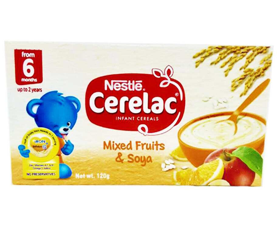 Nestlé Cerelac Infant Cereals Mixed Fruits & Soya 120g