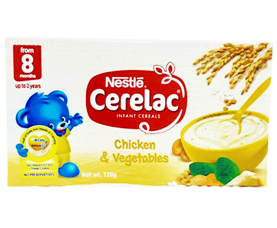Nestlé Cerelac Infant Cereals Chicken & Vegetables 120g