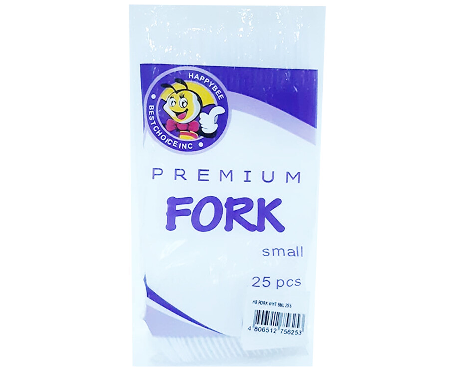 HappyBee Premium Fork Small 25 Pieces