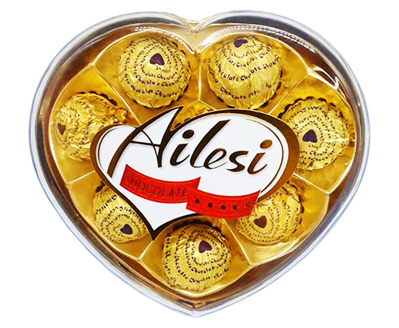 Ailesi Heart Shaped Chocolate 8 Pieces