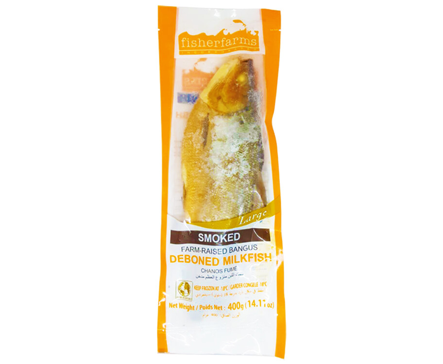Fisherfarms Smoked Farm-Raised Bangus Deboned Milkfish Large 400g