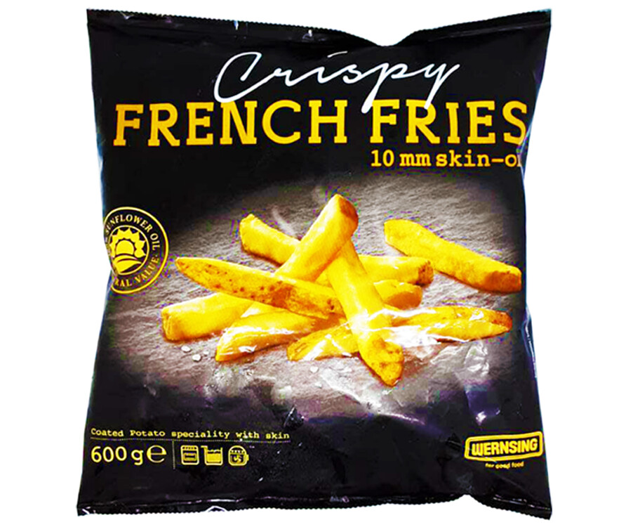 Wernsing Crispy French Fries 10mm SkinOn 600g