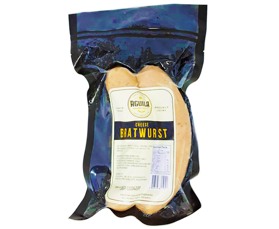 Aguila Cheese Bratwurst Approx. 250g