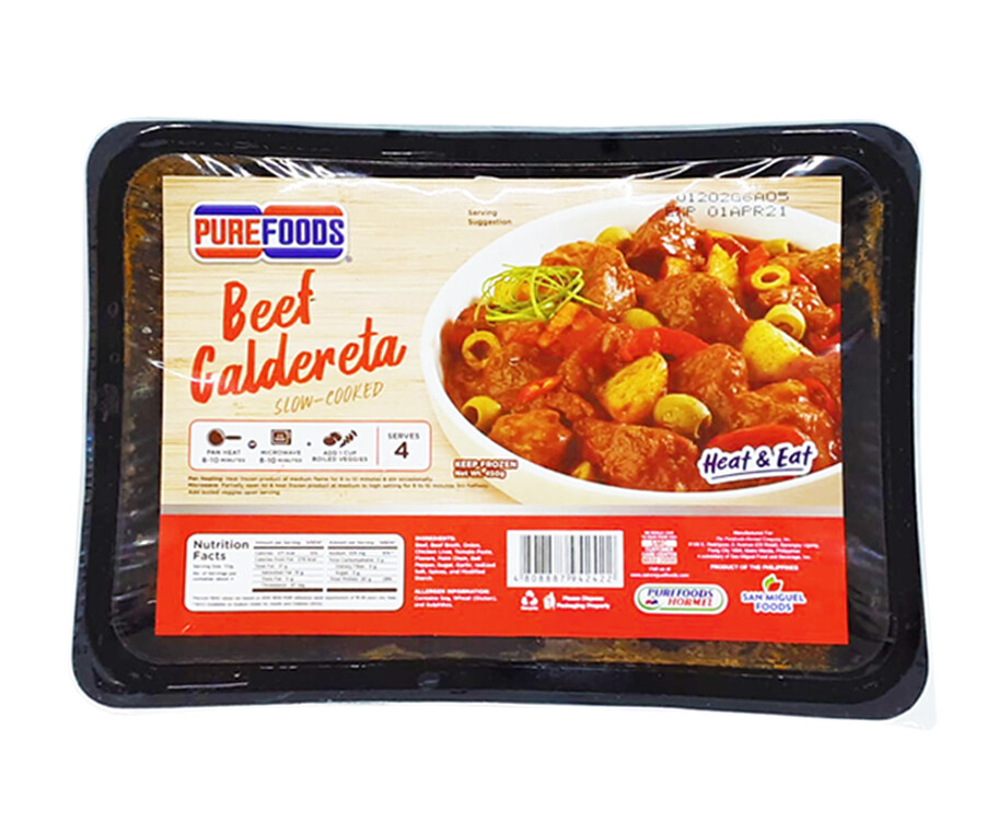 Purefoods Ready-To-Eat Beef Caldereta Slow-Cooked 450g