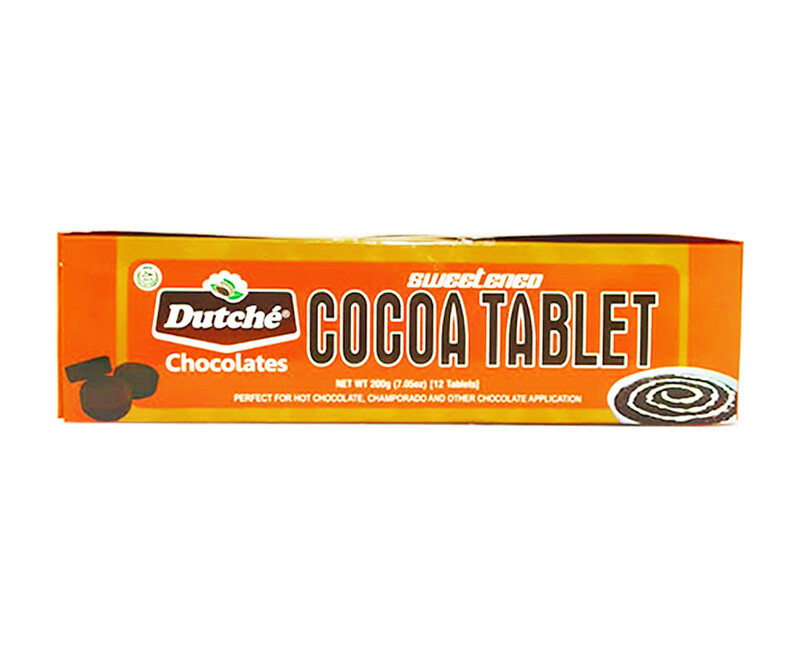 Dutché Chocolates Sweetened Cocoa Tablet (12 Tablets) 200g