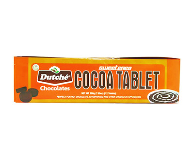 Dutché Chocolates Sweetened Cocoa Tablet (12 Tablets) 200g
