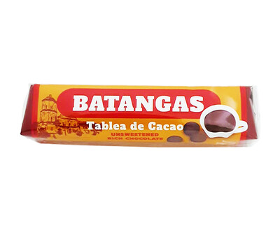 Batangas Tablea de Cacao Unsweetened Rich Chocolate (10 Tablets) 100g
